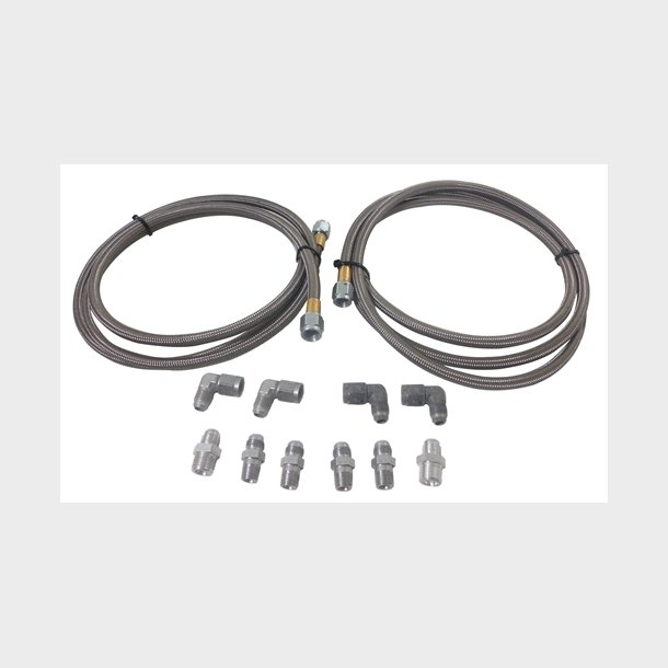 Oliek�ler slange s�t i rustfri st�l (Racing Power Company RPC R5047) slange l�ngde 48" = 121,9 cm