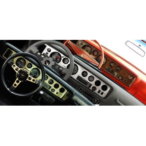 Instrument Panel Dash Bezel Decal 4 hole rally gauge Firebird 1970 til 1981