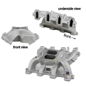 Indsugningsmanifold Chevrolet LS 1997 til 2007 (Edelbrock 71187)