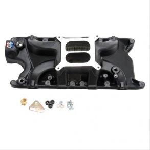Indsugningsmanifold RPM 'Black Coated' Edelbrock Ford S/B V8 260,289 & 302