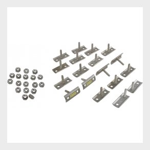 Corvette Rear Bumper Retainers, Fibergl.1974-82