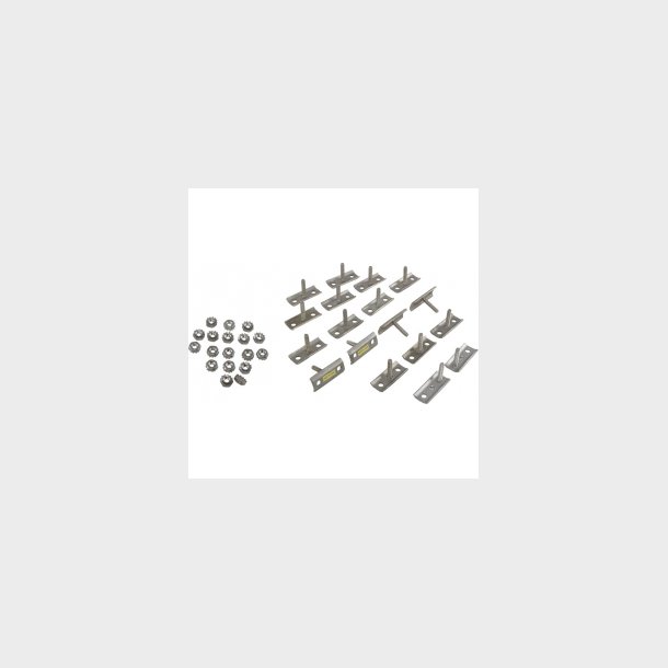 Corvette Rear Bumper Retainers, Fibergl.1974-82