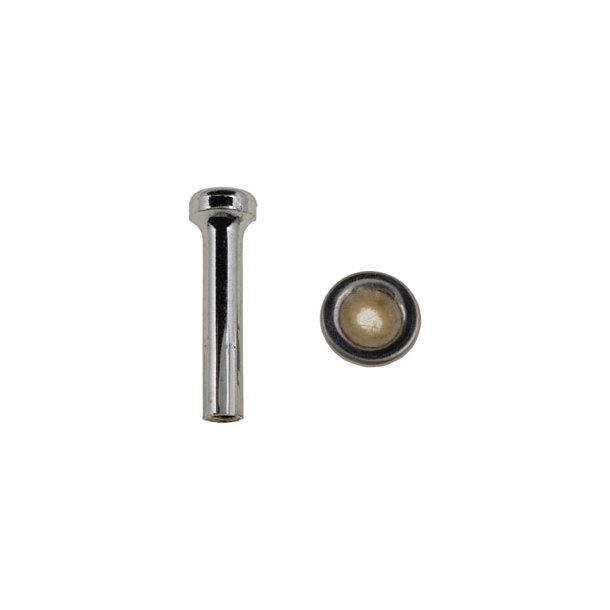Drlse knop chrome incl. chrome ring med filt GM. 1965 og nyere (Dorman 75400)
