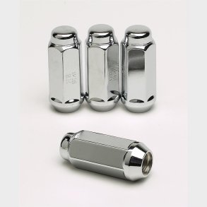 Hjulm�trik Chrome s�t m. 4 stk. str. 9/16