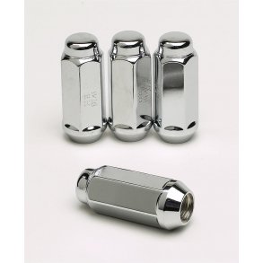 Hjulmtrik Chrome st m. 4 stk. str. 9/16