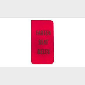 Corvette Seat Belt Warning Lens, 1972-76 