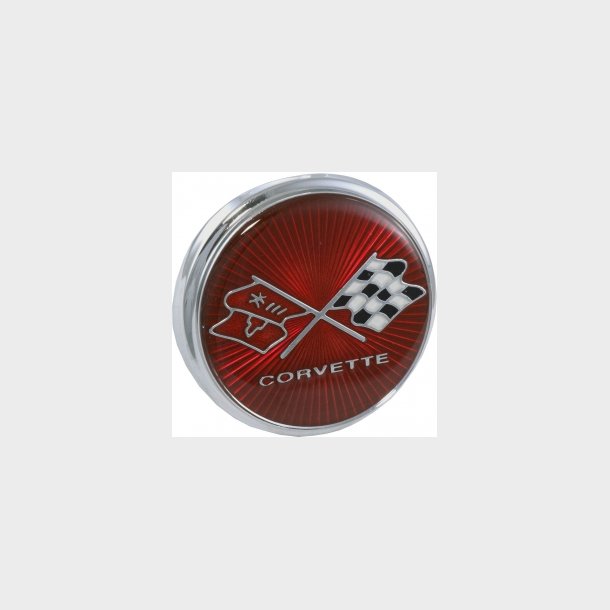 Corvette Front Emblem, Sunburst, 1975-1976 