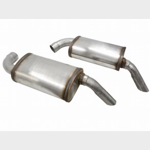 Corvette Mufflers, Aluminized, 2-1/2'', 1978-1982 