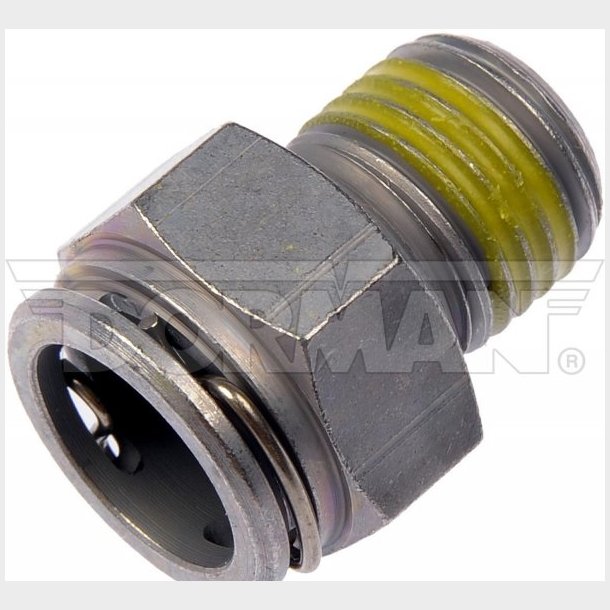 Transmission Line Connector With 3/8 Tube X 1/4-18 In. Thread 