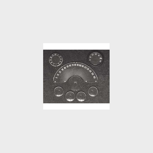 Corvette Instrument afd�knings glas 1958