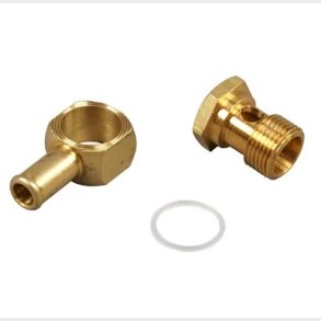 Fuel fitting Edelbrock til karburator med 3/8