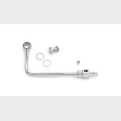 Fuel Line i chrome st�l Edelbrock 8126 'single-line' Single-Feed Fuel Line Kits 