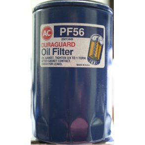 Oliefilter Chevrolet Corvette 1990 til 1995 mm. (AC Delco PF56)