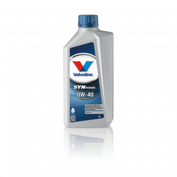 Valvoline Motorolie SynPower 0W40 Fuldsyntetisk 4 liter (DK872588)