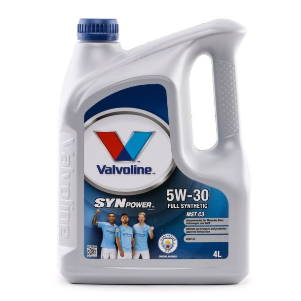 Valvoline Motorolie SynPower MST C3 5W30 Fuldsyntetisk 4L (872597) Engine oil