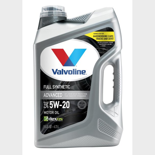 Valvoline Motorolie SynPower 5W20 Fuldsyntetisk 5 Liter / 5 Quarter (DK872556)