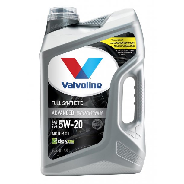 Valvoline Motorolie SynPower 5W20 Fuldsyntetisk 5 Liter / 5 Quarter (DK872556)