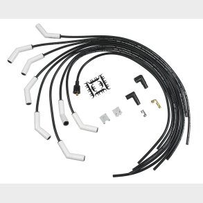 T�ndkabel s�t 8 mm. universal med 115 grader porcel�nsh�tter (Accel 9002C - TSP 85035CE)