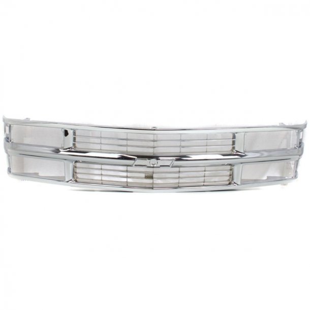 Grille chrome Chevrolet C/K Pick-up, Suburban &amp; Tahoe 1994 til 2002 (Sherman 900996 - GM1200463)