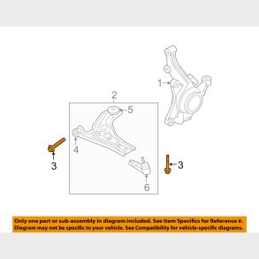 Bolt for b�rearm GM 94502120 (Prisen er pr. stk)