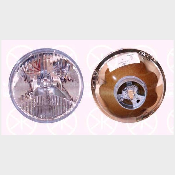 Forlygte H1 5-3/4" asymmetrisk med flat glas (96000114A1)