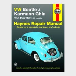 Haynes Reparations H�ndbog, VW Beetle &amp; Karmann Ghia 1954 til 1979