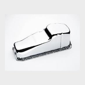 Bundkar chrome Chevrolet S/B oliepind i venstre side 1955 til 1979 (MRG 9781 - RPC R9005)