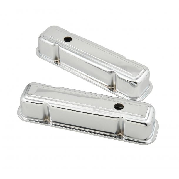 Ventildksel chrome st m. 2 stk. Pontiac (RPC R9300 - Mr. Gasket 9805)