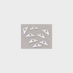 Ventild�ksel 'clamps' chrome s�t m. 8 stk. (RPC R9067)