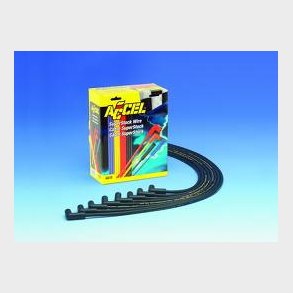 T�ndkabel s�t universal Accel i 8mm. med 90 graders h�tter (F�s i Gul, Sort & R�d)