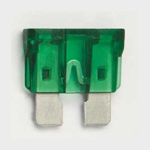 Sikring flad plast (M�l: 19mm. x 19mm.) ATO