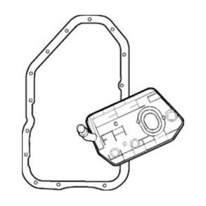 Automatgearkassefilter GM TH200R4 m.m. 1981 til 1990, Transmission kit (ACD TF234 - Wix 58896)