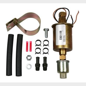 Benzinpumpe 6V universal elektrisk 5-8 psi (Airtex E8011 - Spectra SP1124 - 141360 - U886-9092)