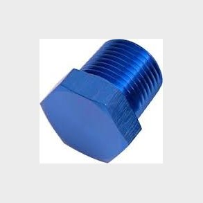 Aluminum Fitting, Endebolt str. /8