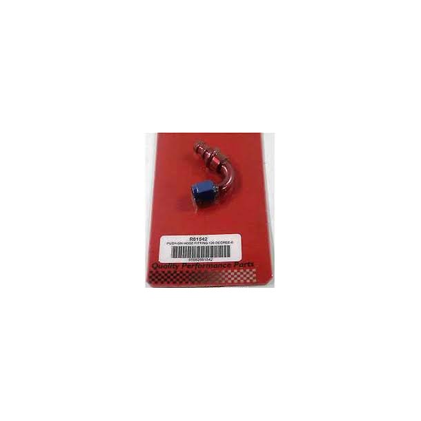 Aluminum Fitting, Push on hose fitting 120 grader str. AN 8 (RPC Racing Power Company)