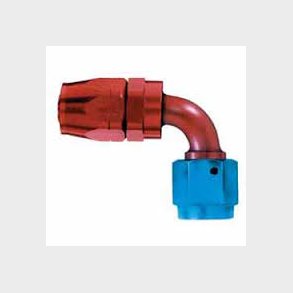 Aluminum Fitting, Swivel Hose end Reusable fitting 90 grader til AN 6 (RPC Racing Power Company)