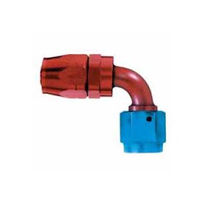 Aluminum Fitting, Swivel Hose end Reusable fitting 90 grader til AN 6 (RPC Racing Power Company)