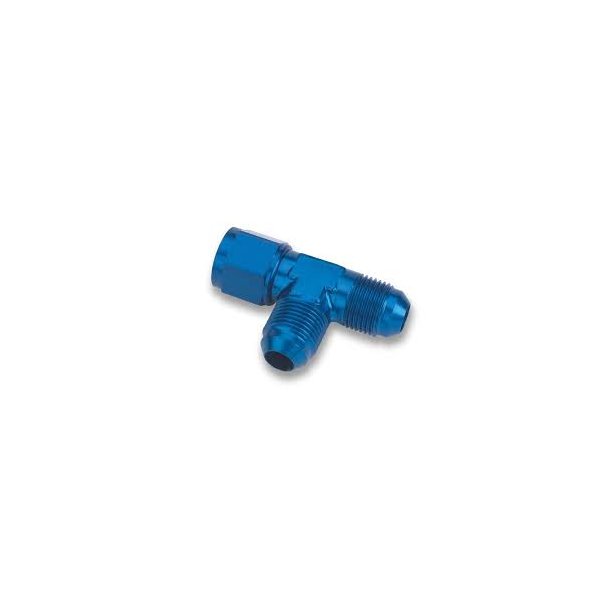 Aluminum Fitting, Swivel fitting T-Model til 2 x AN 6 male til 1 x 6 AN female (RPC Racing Power)