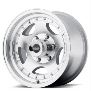 American Racing ar236882 Silver Wheels 16x8 med 8 x 6.50 in Bolt Circle 4.50 in Backspace