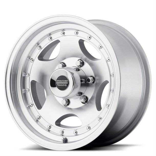 American Racing ar236882 Silver Wheels 16x8 med 8 x 6.50 in Bolt Circle 4.50 in Backspace