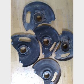 Ankerplade brugt. Vi har forskellige muligheder som evt. kan bruges ! Dush Shield for Brakes