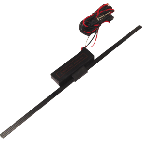 Antenne elektrisk model til montering p� ruden, universal antenne incl. forst�rker (27 RMA-819)