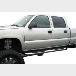 Stepbar / runningboard poleret rustfri st�l Chevrolet Silverado 2001 til 2007 (Aries) 