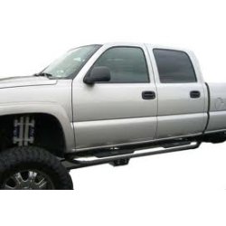 Stepbar / runningboard poleret rustfri stl Chevrolet Silverado 2001 til 2007 (Aries) 