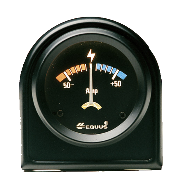 Auto Gauge Amperemeter str. 2" dia. Viser generatorens lademngde. (0461403)