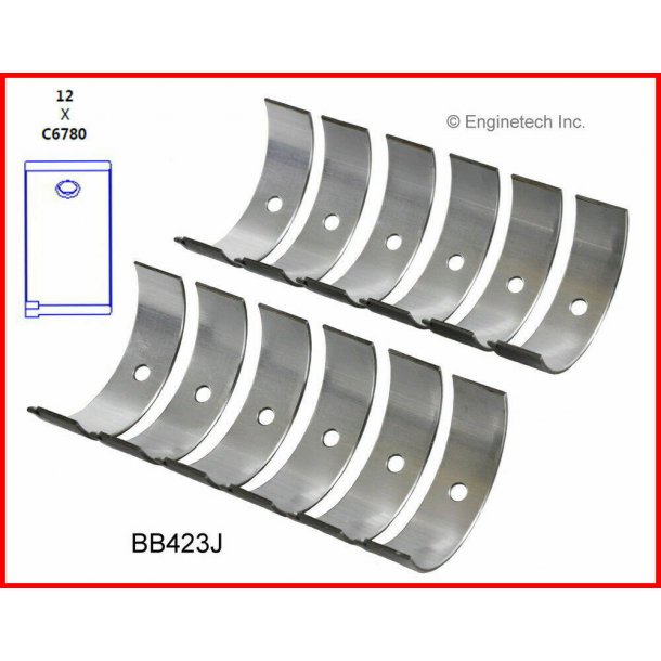 Plejllejer Mopar 2.7 V6 1998 til 2006 (Enginetech BB423J)