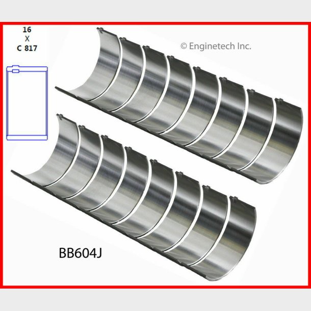 Plejllejer Olds. 330", 350", 403 1964 til 1980 (Enginetech BB604J)