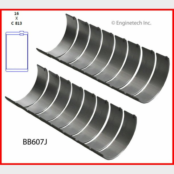 Plejllejer Ford 351C / 400 (Enginetech BB607J - CB927P - CR813SI)