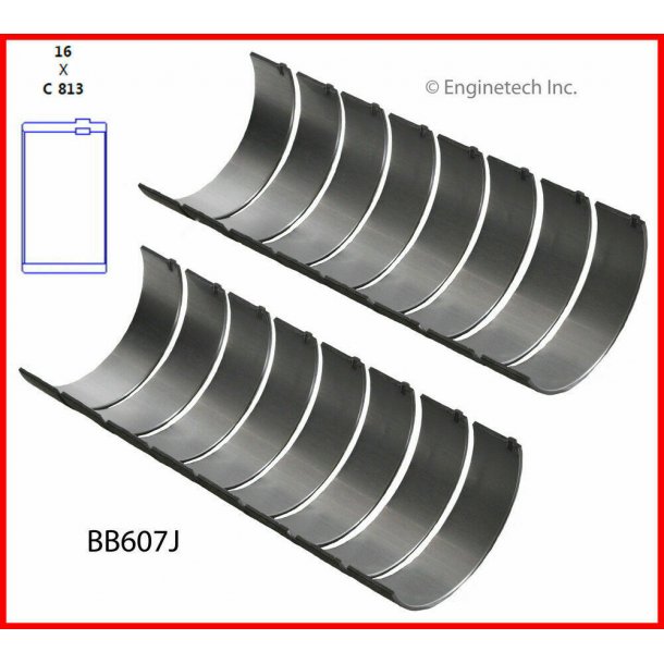 Plejllejer Ford 351C / 400 (Enginetech BB607J - CB927P - CR813SI)