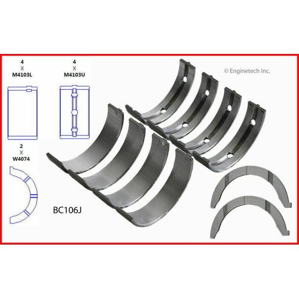 Hovedlejest Mopar 3,5 V6 1999 til 2010 (BC106J)